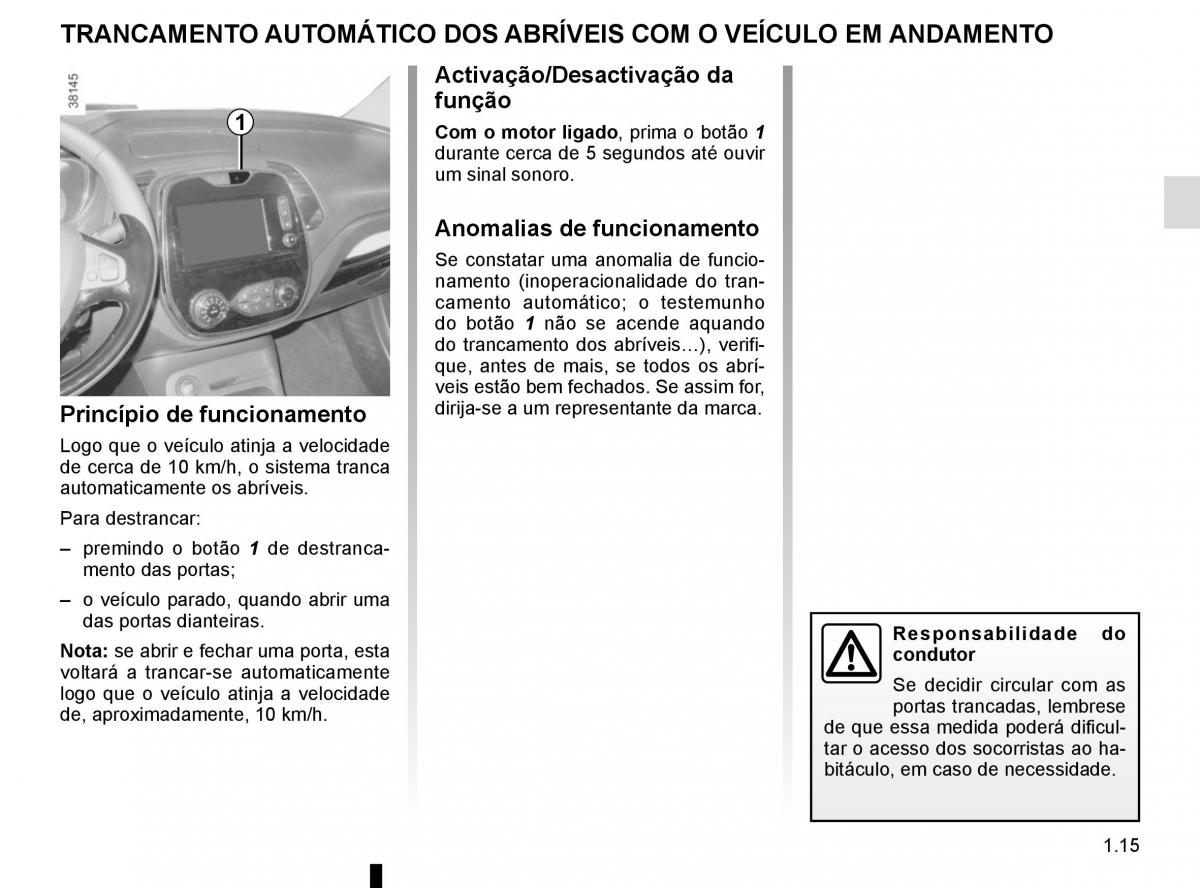 Renault Captur manual del propietario / page 21