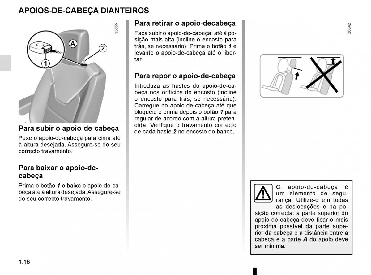 Renault Captur manual del propietario / page 22
