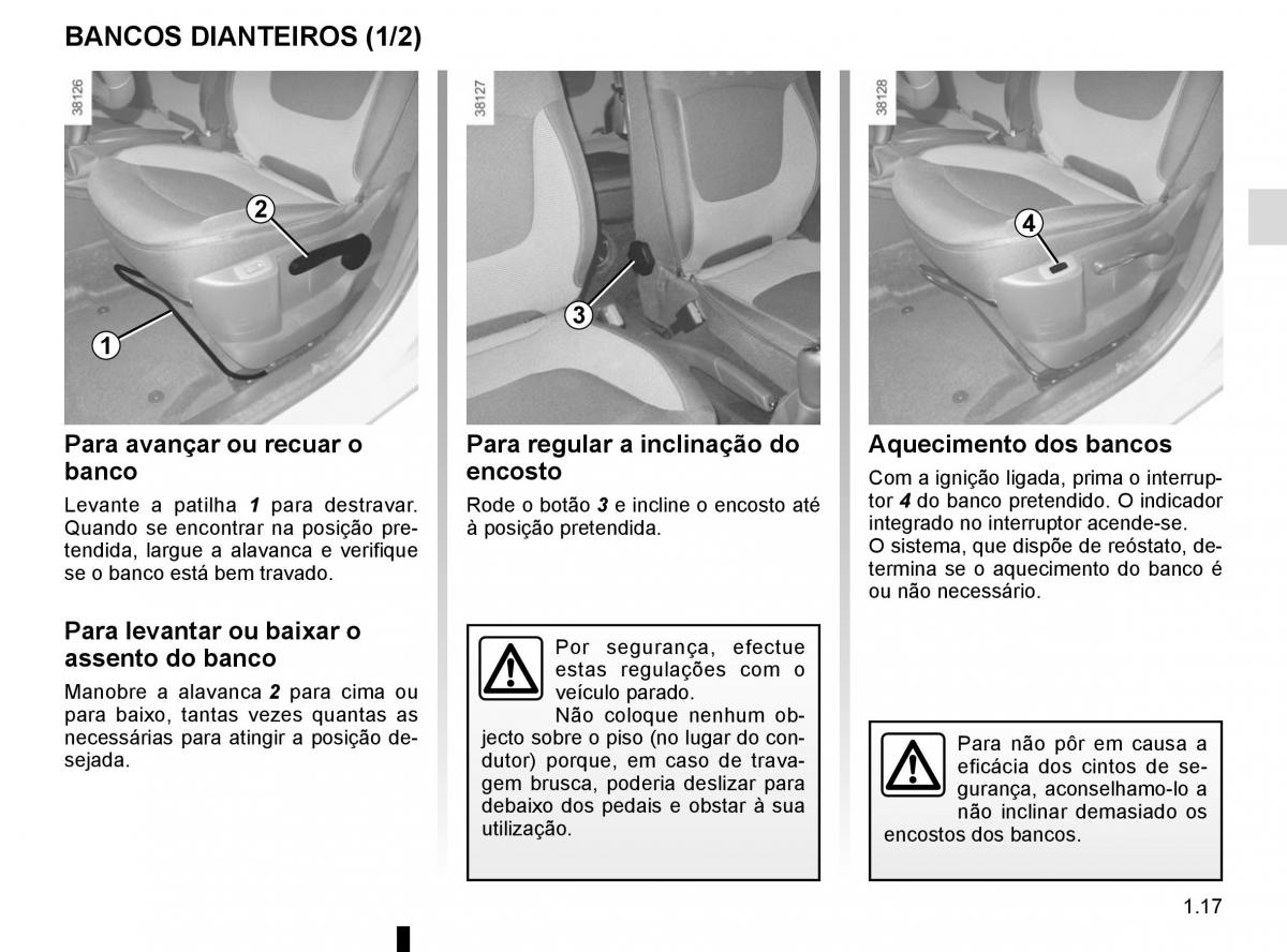 Renault Captur manual del propietario / page 23