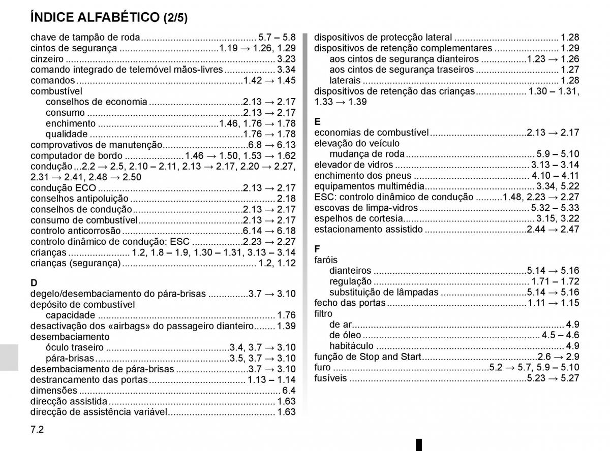Renault Captur manual del propietario / page 252