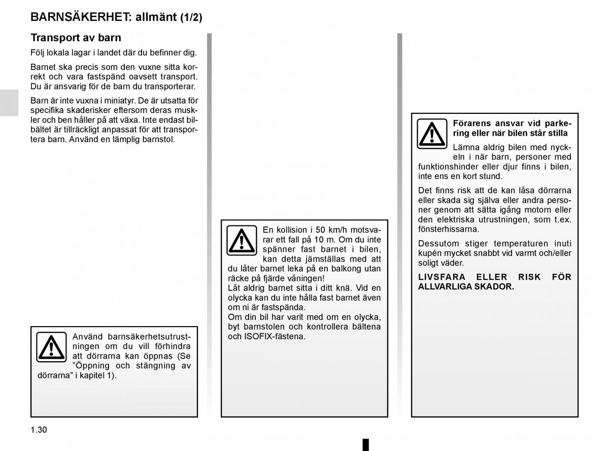 Renault Captur instruktionsbok / page 36