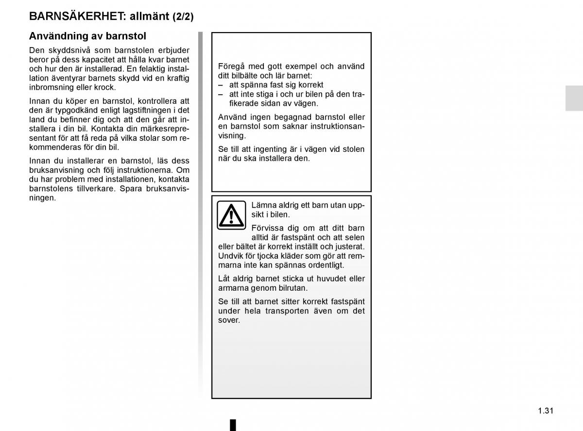 Renault Captur instruktionsbok / page 37
