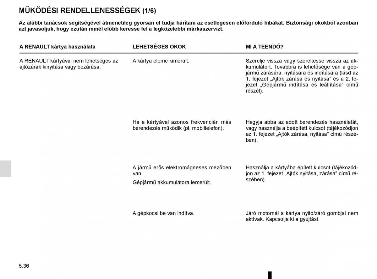 Renault Captur Kezelesi utmutato / page 226