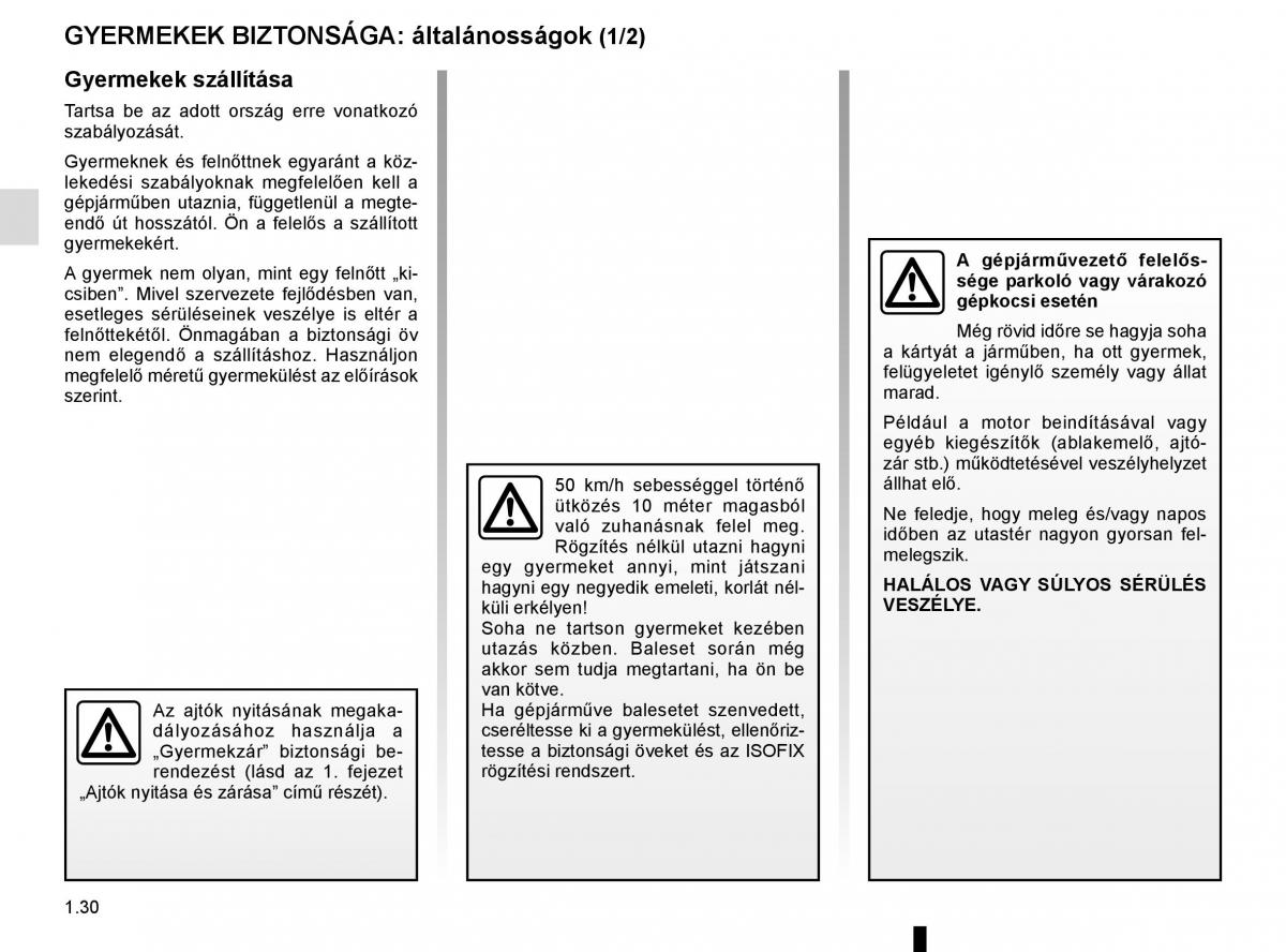 Renault Captur Kezelesi utmutato / page 36