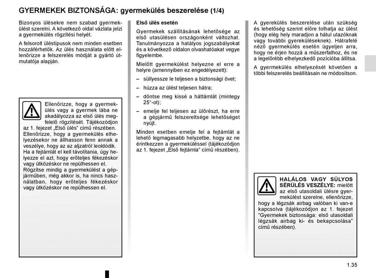 Renault Captur Kezelesi utmutato / page 41