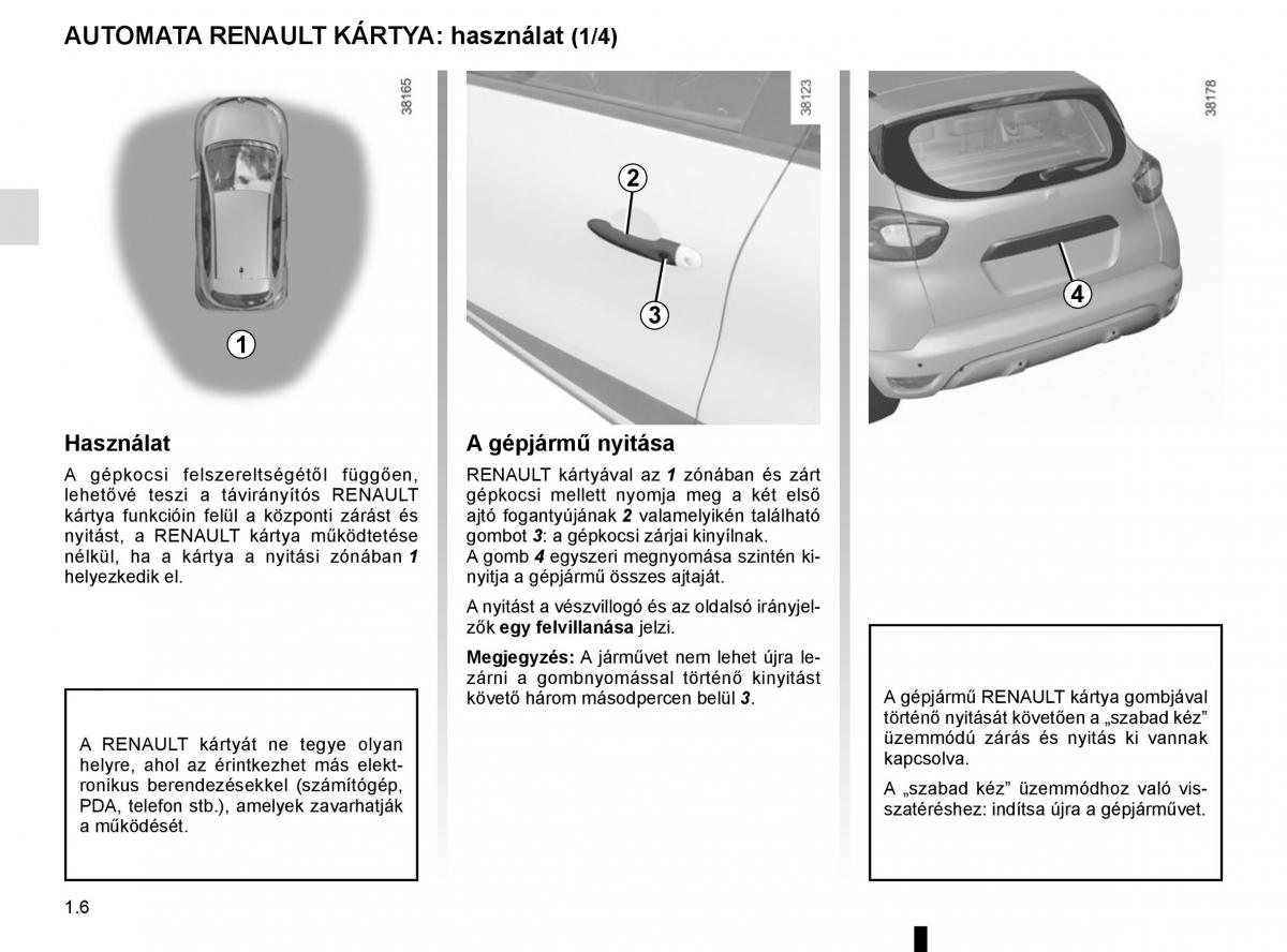 Renault Captur Kezelesi utmutato / page 12