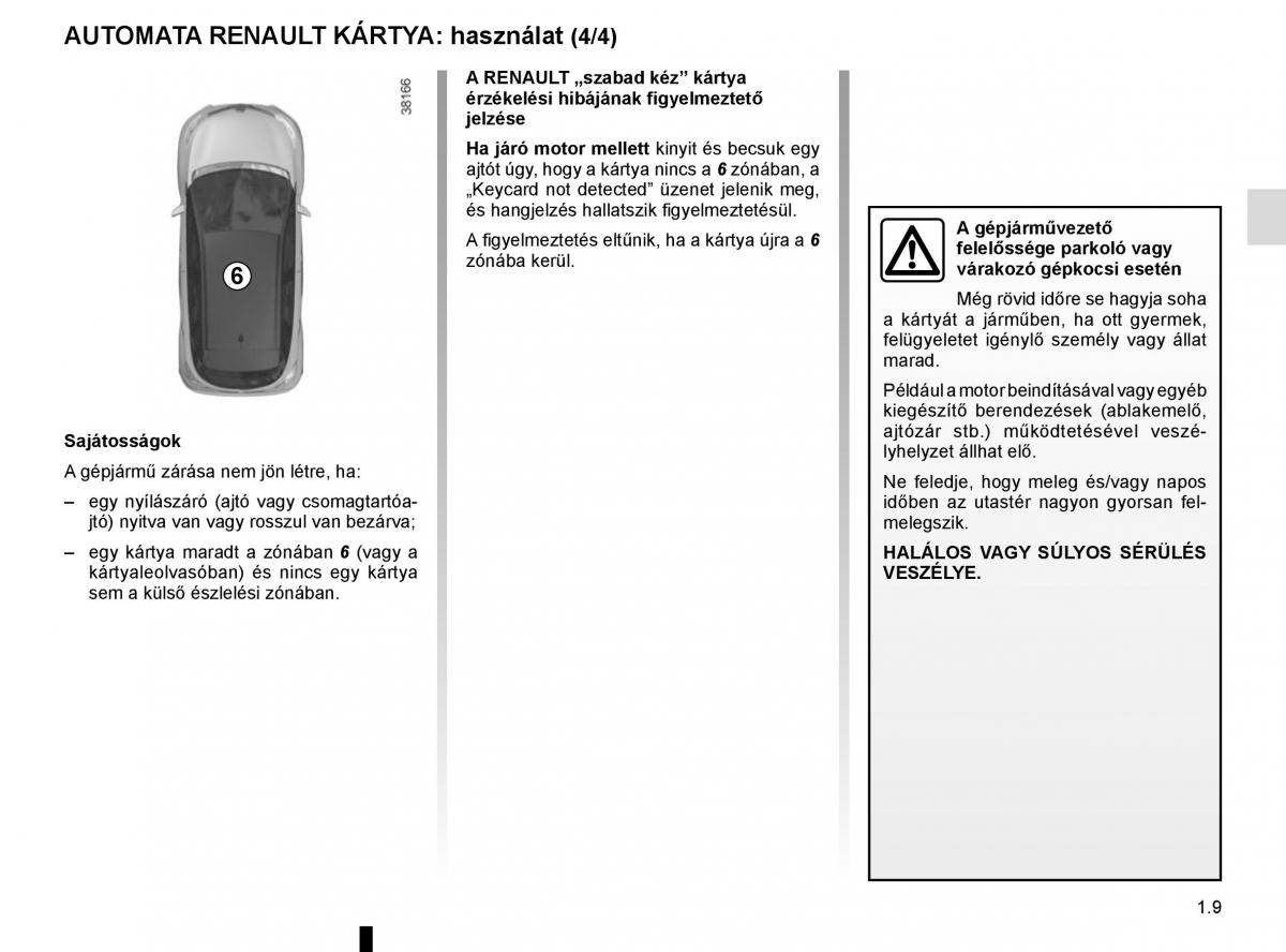 Renault Captur Kezelesi utmutato / page 15