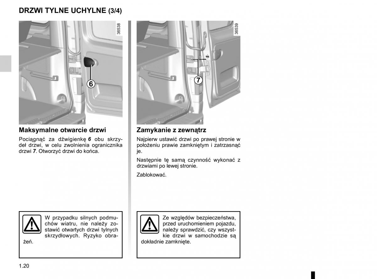 Renault Traffic III 2 instrukcja obslugi / page 26