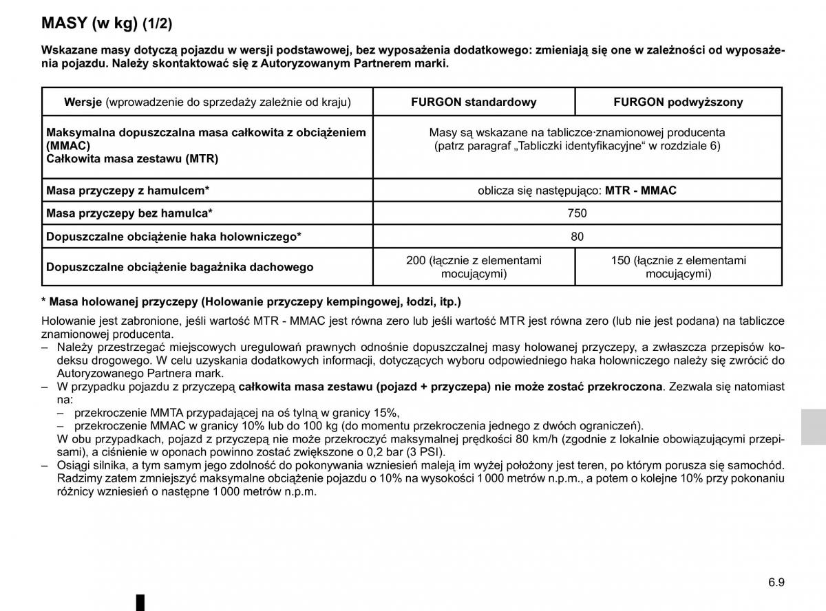 Renault Traffic III 2 instrukcja obslugi / page 277