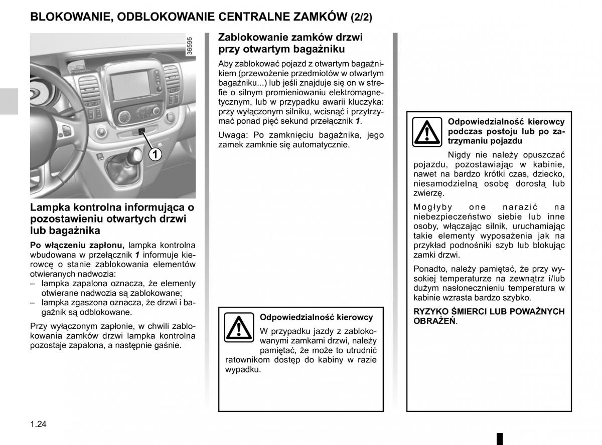 Renault Traffic III 2 instrukcja obslugi / page 30