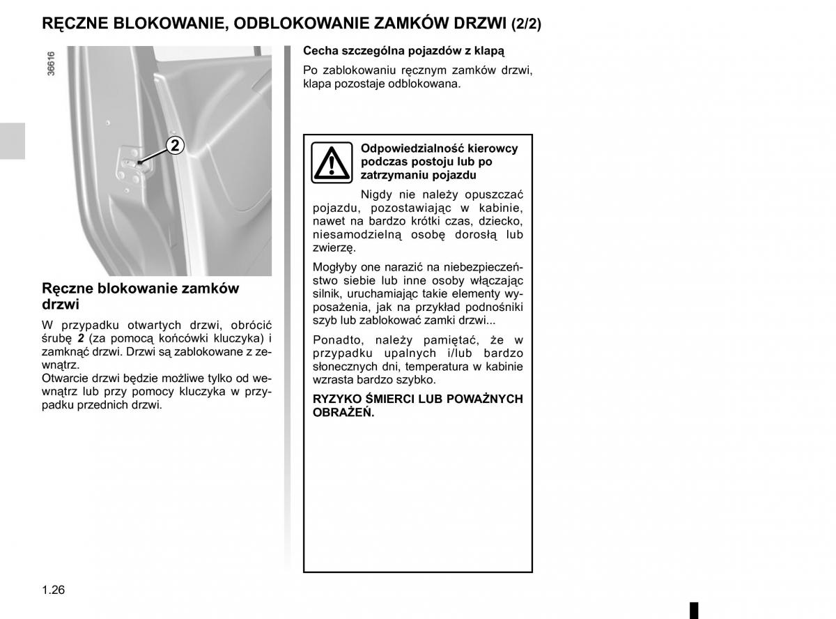 Renault Traffic III 2 instrukcja obslugi / page 32