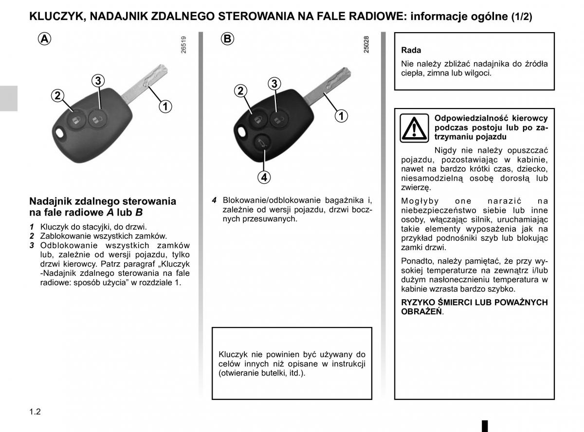 Renault Traffic III 2 instrukcja obslugi / page 8