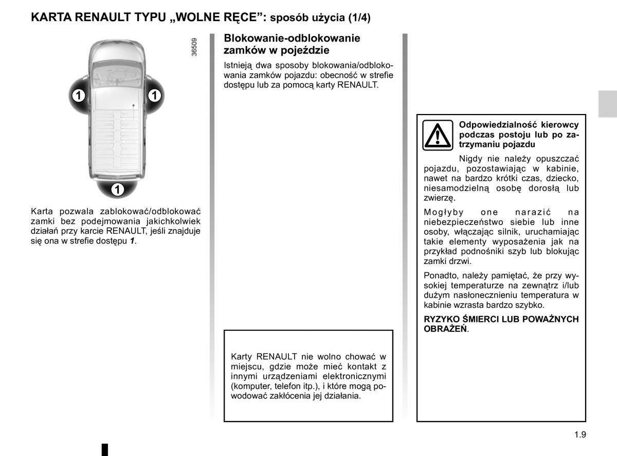 Renault Traffic III 2 instrukcja obslugi / page 15