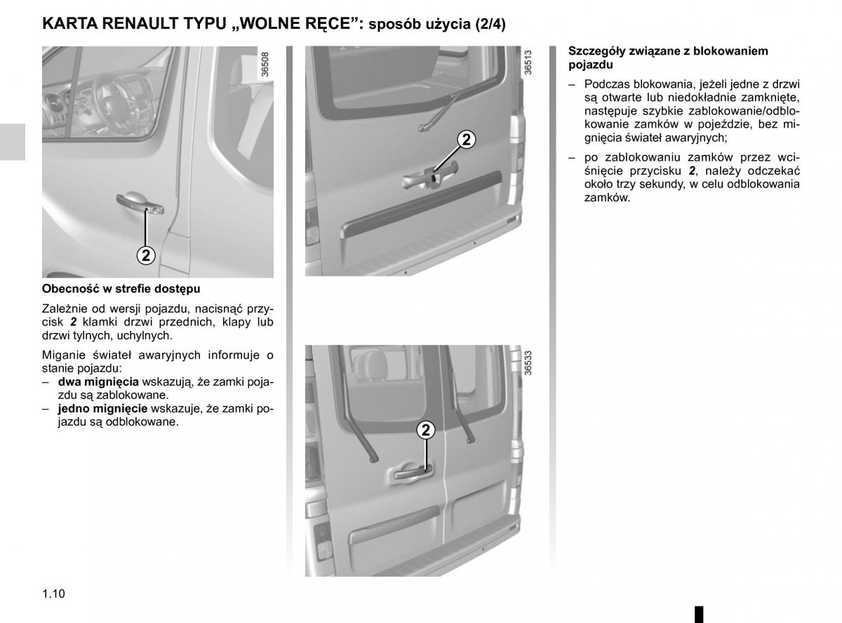 Renault Traffic III 2 instrukcja obslugi / page 16