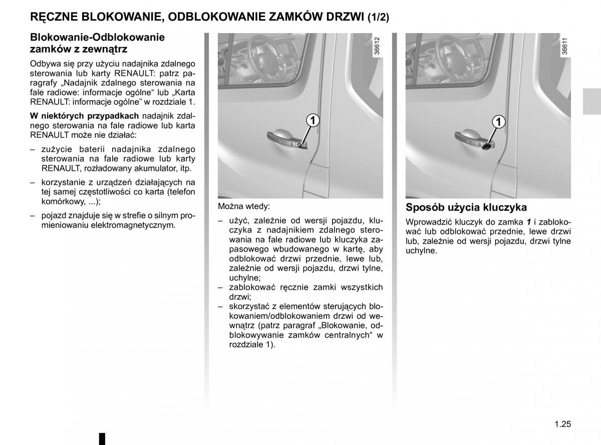 Renault Traffic III 2 instrukcja obslugi / page 31