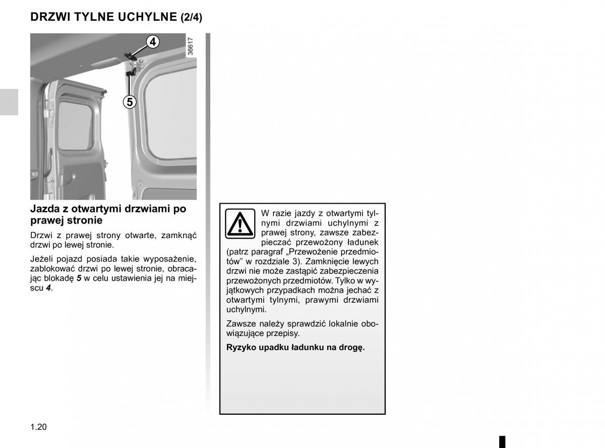 Renault Traffic III 2 FL instrukcja obslugi / page 26