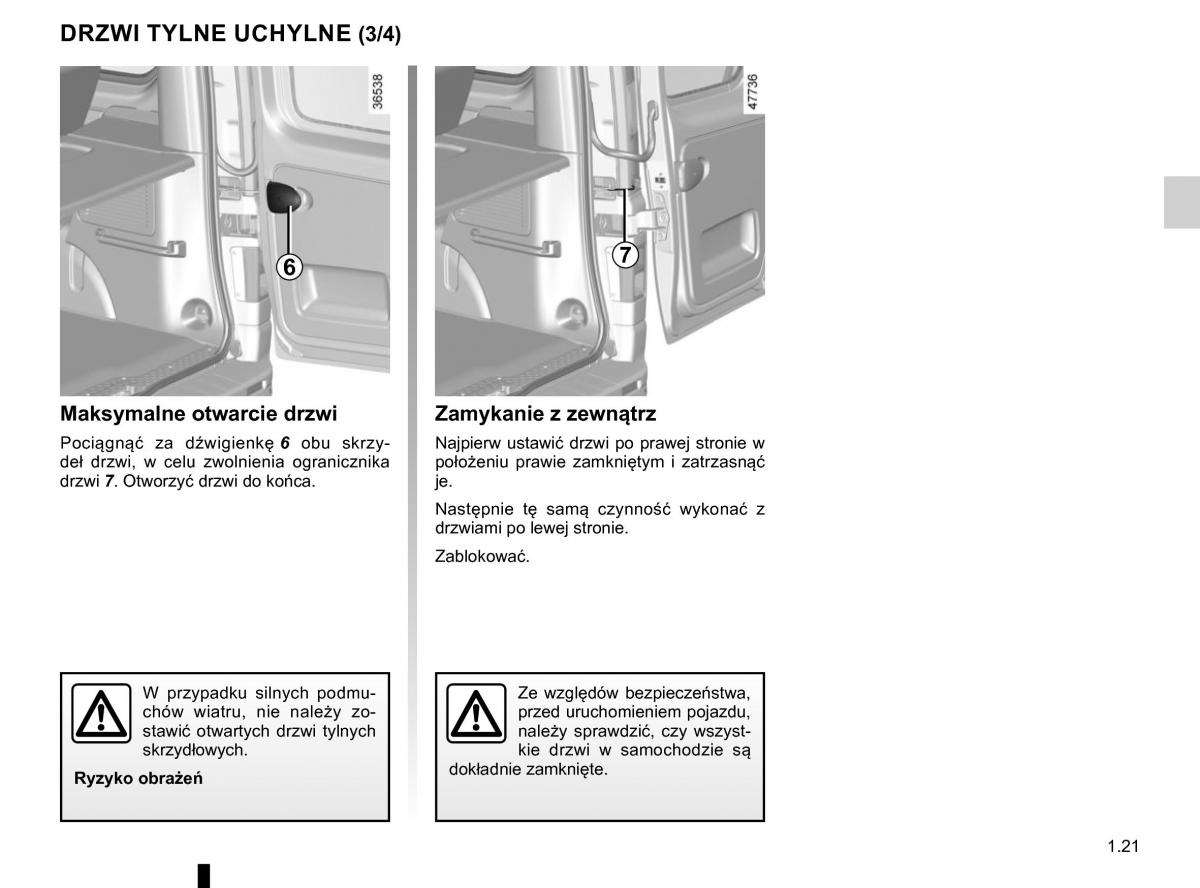 Renault Traffic III 2 FL instrukcja obslugi / page 27