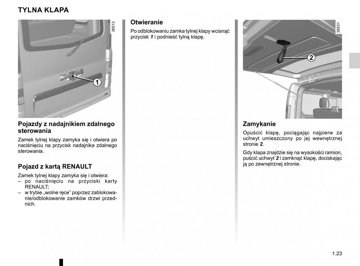 Renault Traffic III 2 FL instrukcja obslugi / page 29