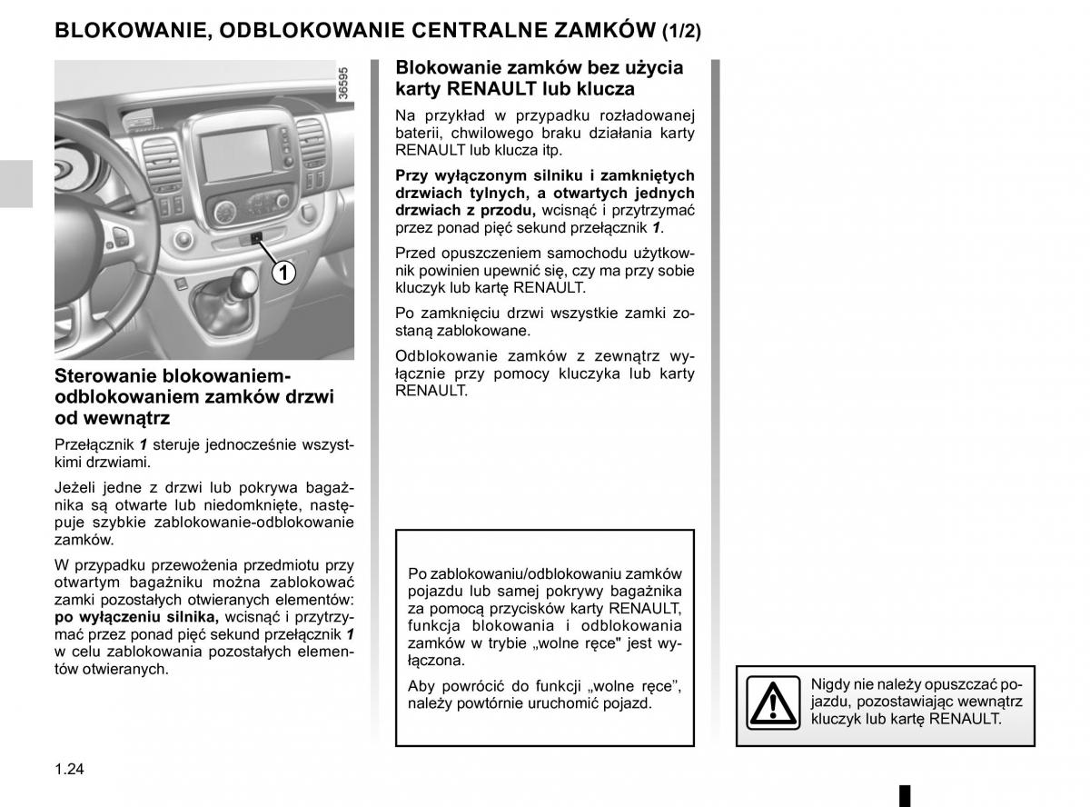 Renault Traffic III 2 FL instrukcja obslugi / page 30