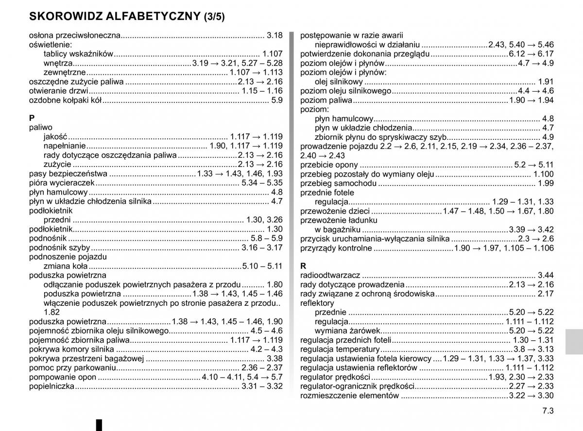 Renault Traffic III 2 FL instrukcja obslugi / page 309