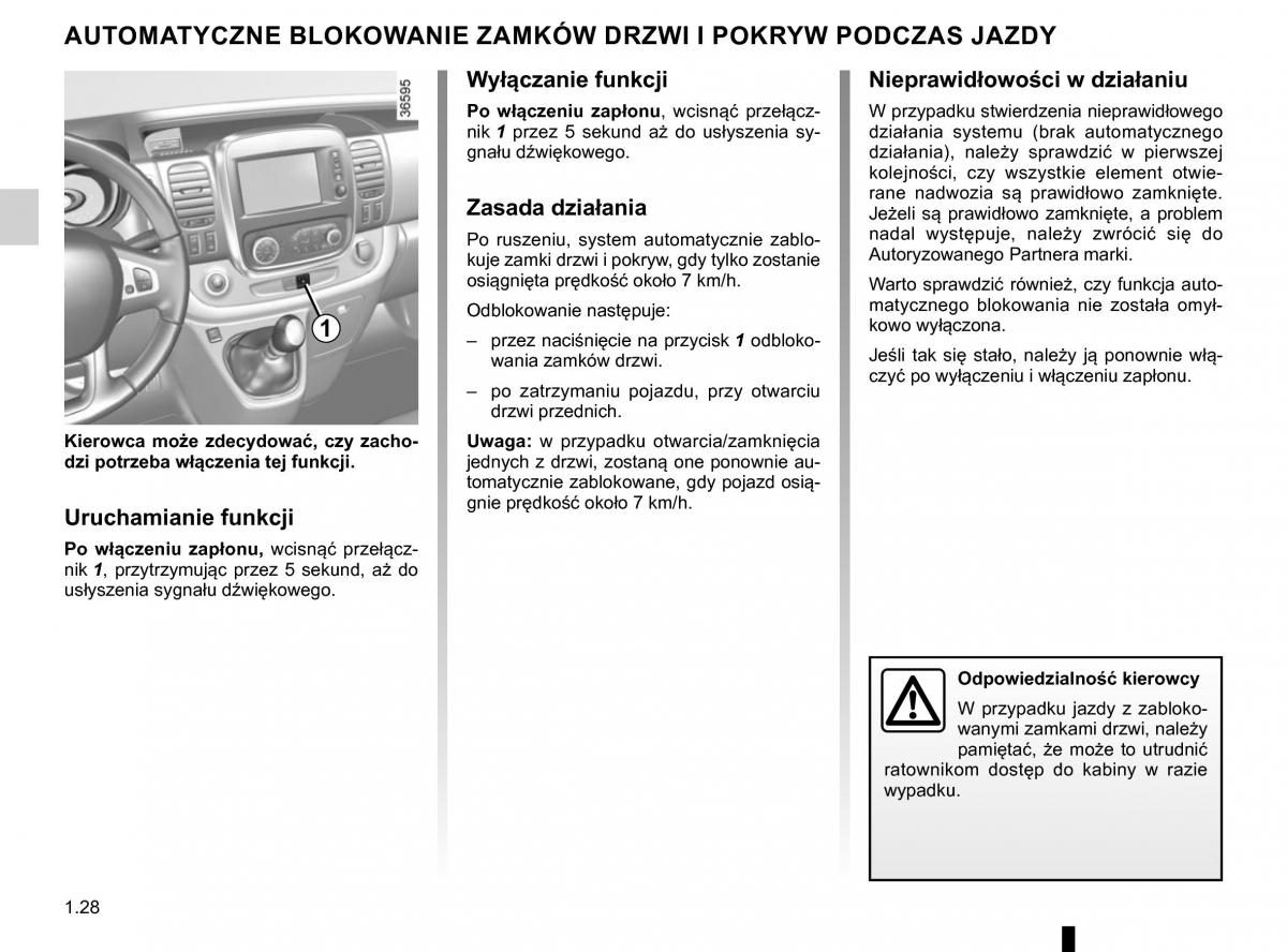 Renault Traffic III 2 FL instrukcja obslugi / page 34