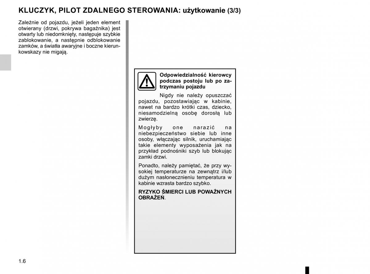 Renault Traffic III 2 FL instrukcja obslugi / page 12