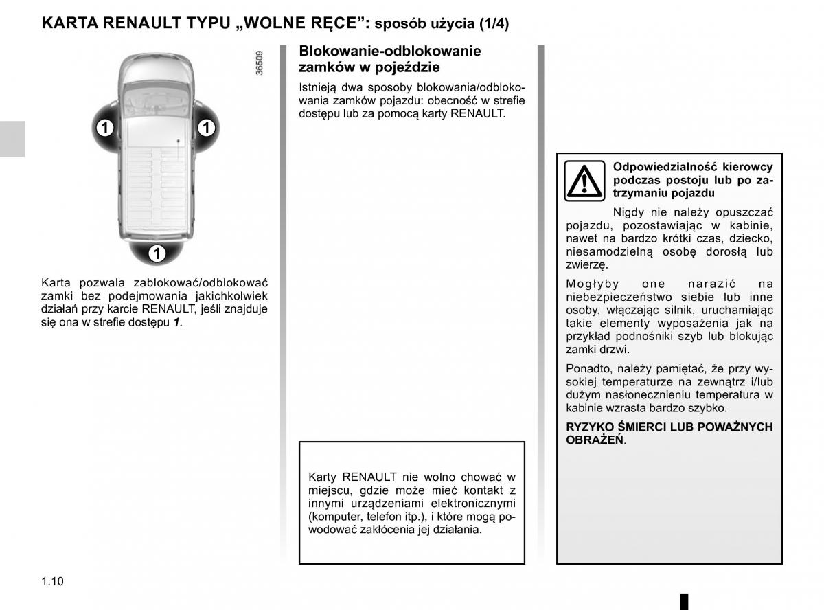 Renault Traffic III 2 FL instrukcja obslugi / page 16