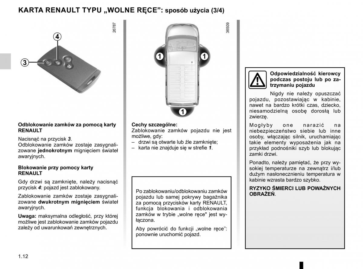 Renault Traffic III 2 FL instrukcja obslugi / page 18