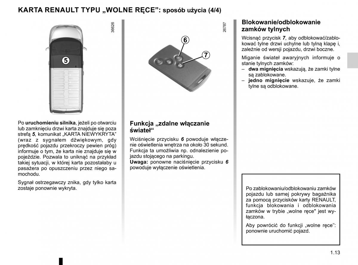 Renault Traffic III 2 FL instrukcja obslugi / page 19