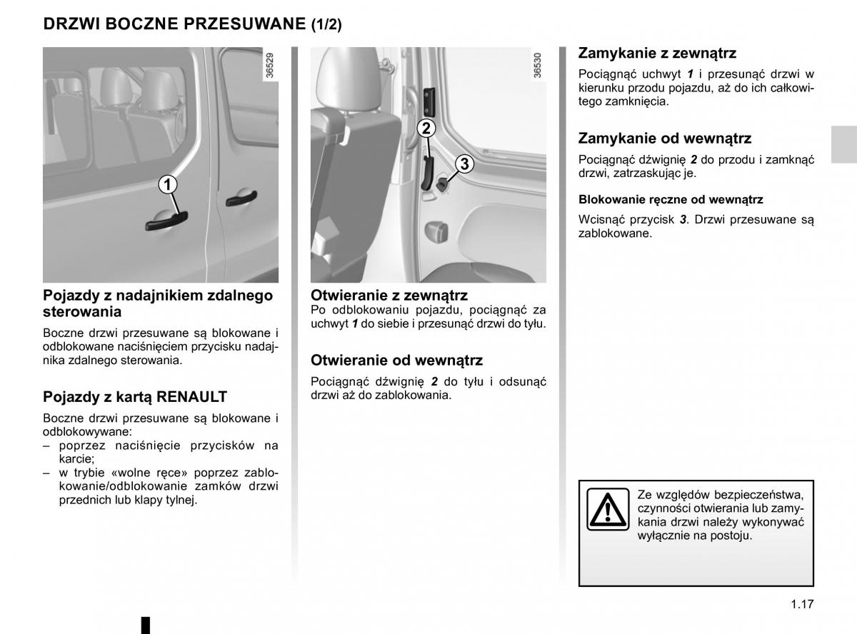 Renault Traffic III 2 FL instrukcja obslugi / page 23