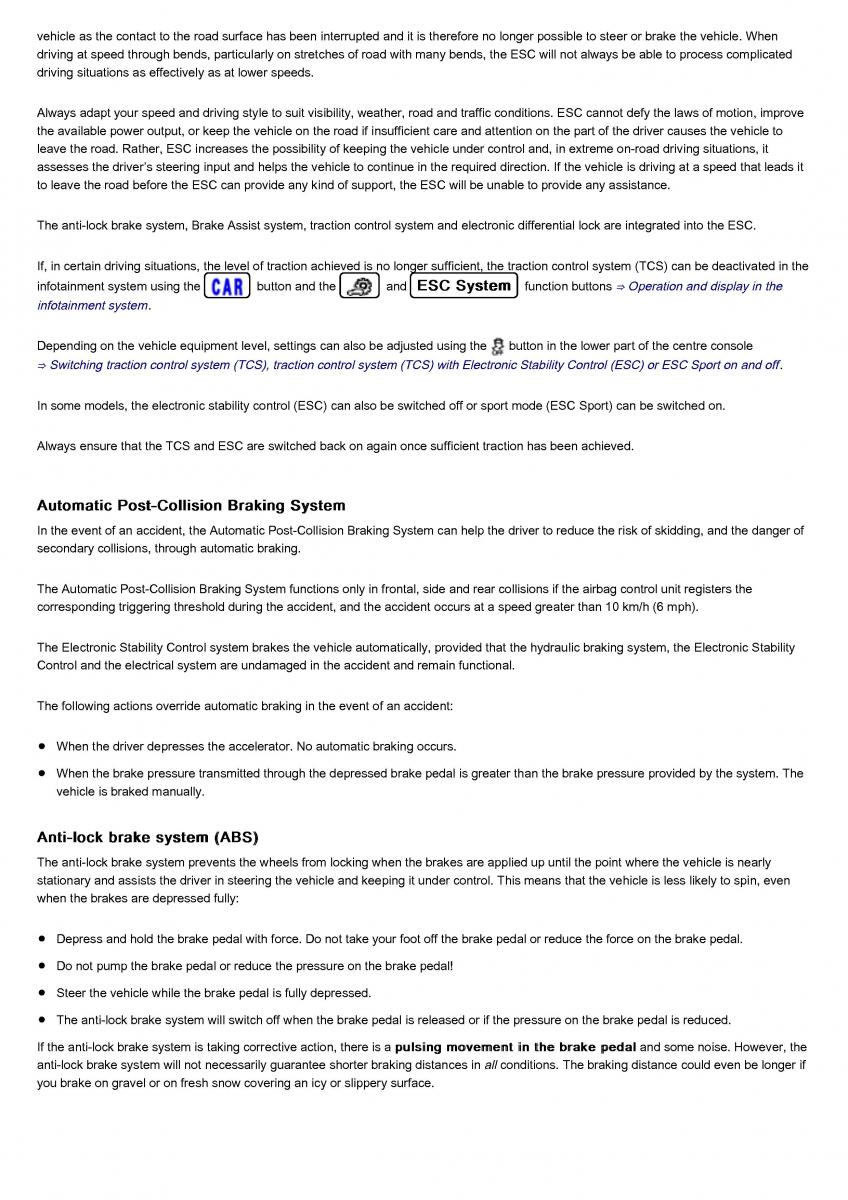 VW Volkswagen Tiguan II 2 owners manual / page 325