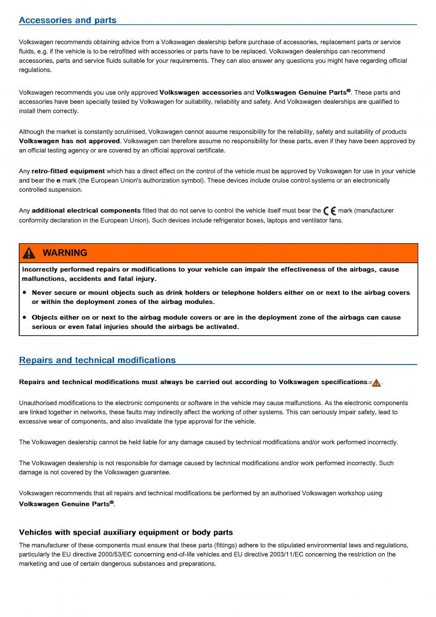 VW Volkswagen Tiguan II 2 owners manual / page 482