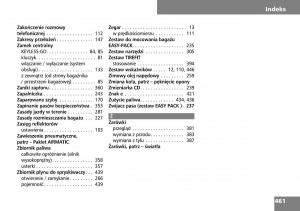 manual--Mercedes-ML-W164-instrukcja page 463 min