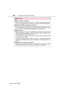 Toyota-Yaris-III-3-owners-manual page 264 min
