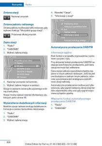BMW-6-F06-Gran-Coupe-Instrukcja page 200 min
