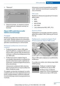 BMW-6-F06-Gran-Coupe-Instrukcja page 217 min