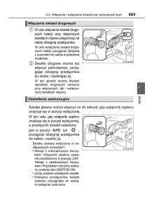 Toyota-Corolla-XI-11-E160-instrukcja-obslugi page 223 min