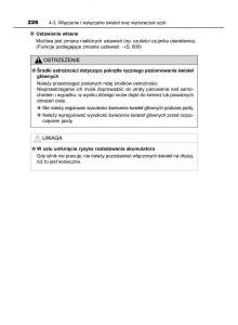 Toyota-Corolla-XI-11-E160-instrukcja-obslugi page 226 min
