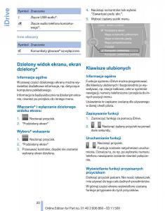 manual--BMW-X1-E84-instrukcja page 20 min