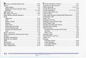 Chevrolet-Corvette-C4-owners-manual page 375 min
