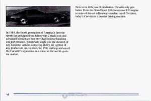 Chevrolet-Corvette-C4-owners-manual page 7 min