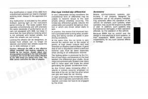 BMW-3-E30-owners-manual page 72 min