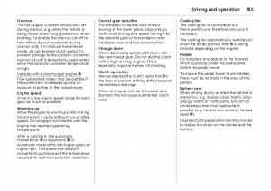 Opel-Vectra-Vauxhall-III-3-owners-manual page 190 min