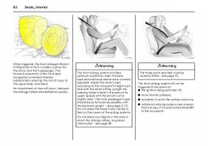 Opel-Vectra-Vauxhall-III-3-owners-manual page 87 min
