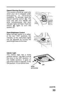 Honda-Prelude-III-3-owners-manual page 33 min