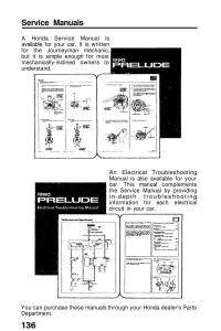 Honda-Prelude-III-3-owners-manual page 136 min