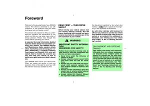 Nissan-Pathfinder-II-2-owners-manual page 1 min
