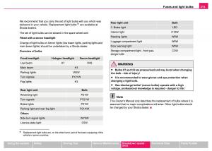 Skoda-Fabia-I-1-owners-manual page 214 min