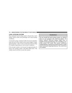 Chrysler-Voyager-Town-and-Country-Plymouth-Voyager-owners-manual page 152 min