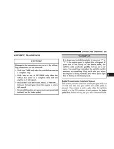 Chrysler-Voyager-Town-and-Country-Plymouth-Voyager-owners-manual page 241 min